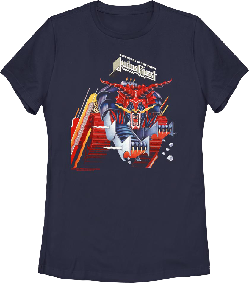 Womens Defenders Of The Faith Judas Priest Shirt product image 1