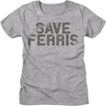 Womens Distressed Save Ferris Bueller Shirt product image 1