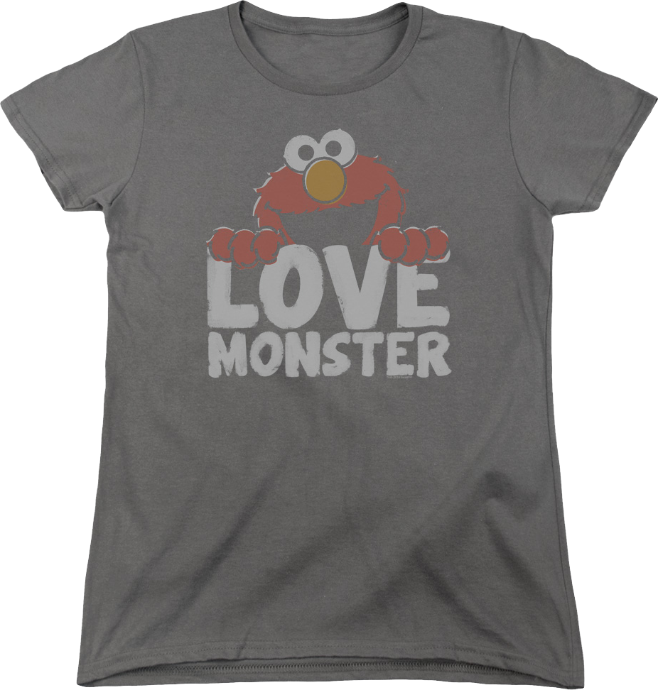 Womens Elmo Love Monster Sesame Street Shirt product image 1