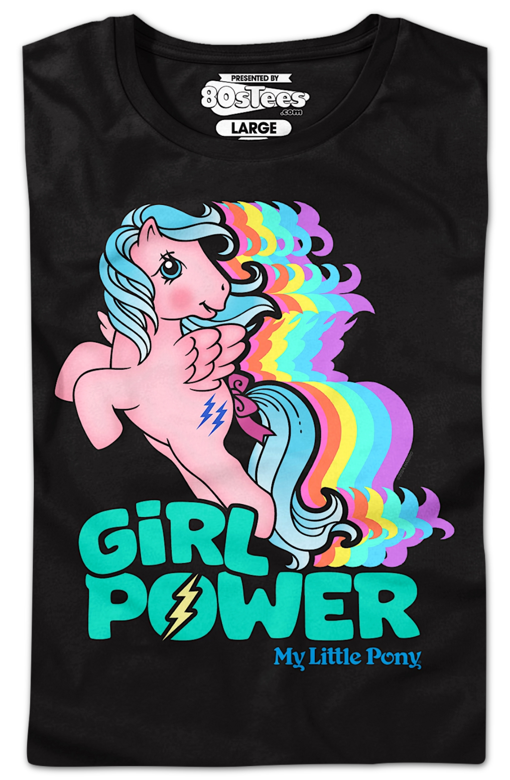 Womens Firefly Girl Power Rainbow My Little Pony Shirt product image 2