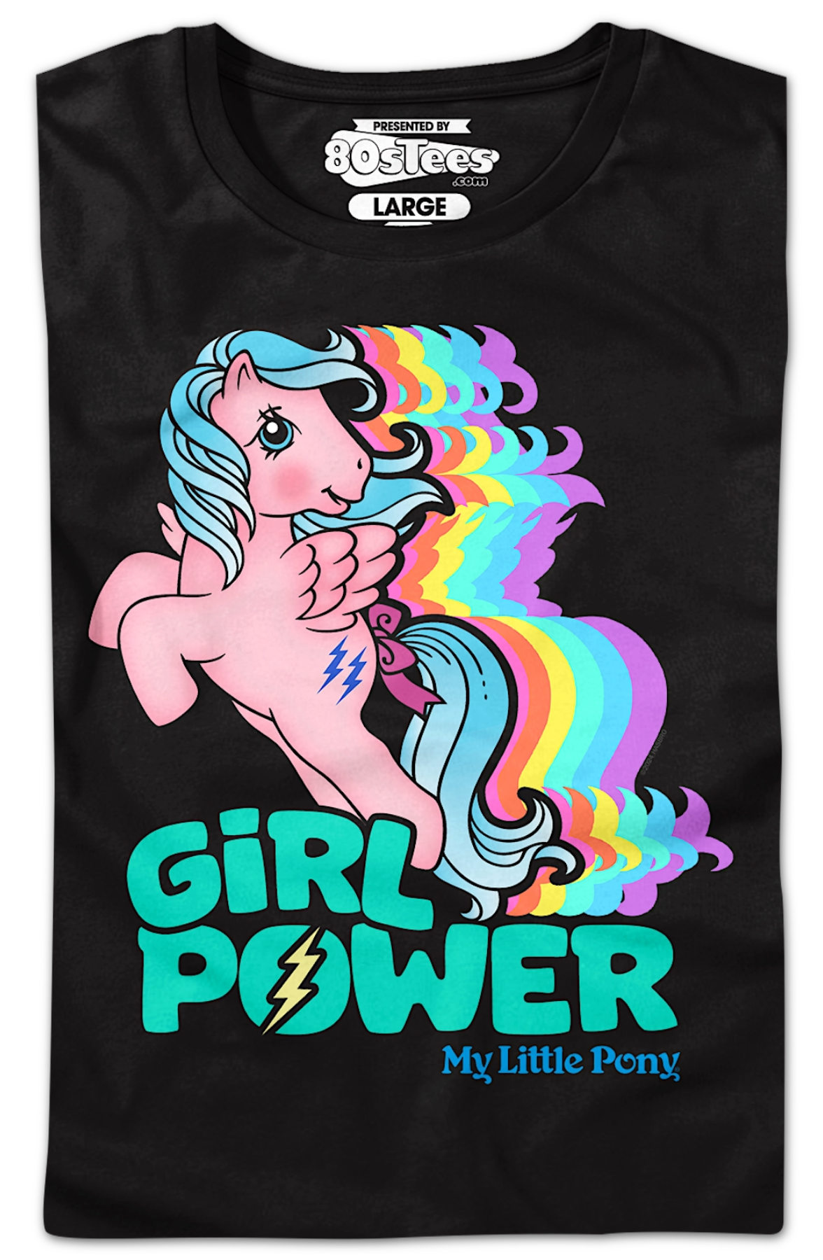 Womens Firefly Girl Power Rainbow My Little Pony Shirt product image 2