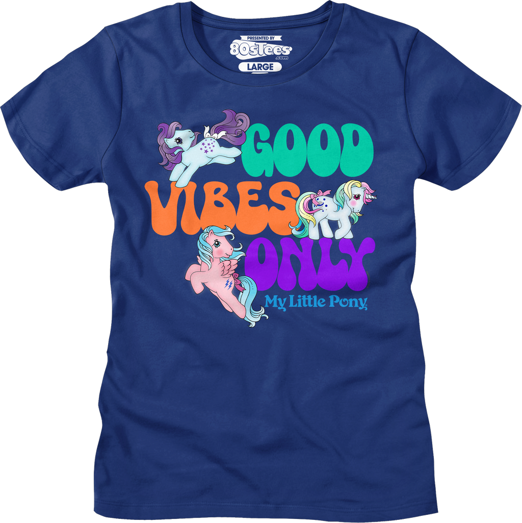 Womens Good Vibes Only My Little Pony Shirt product image 3