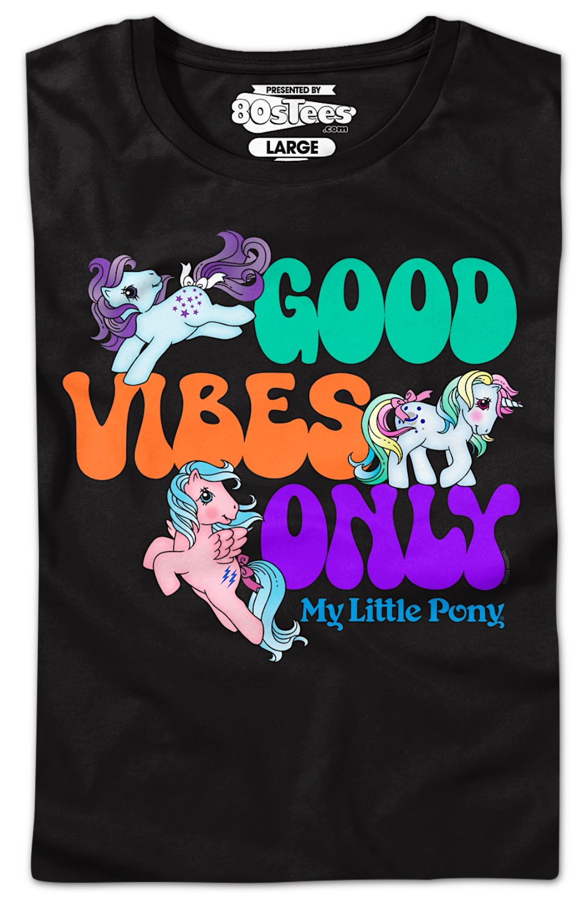 Womens Good Vibes Only My Little Pony Shirt product image 2