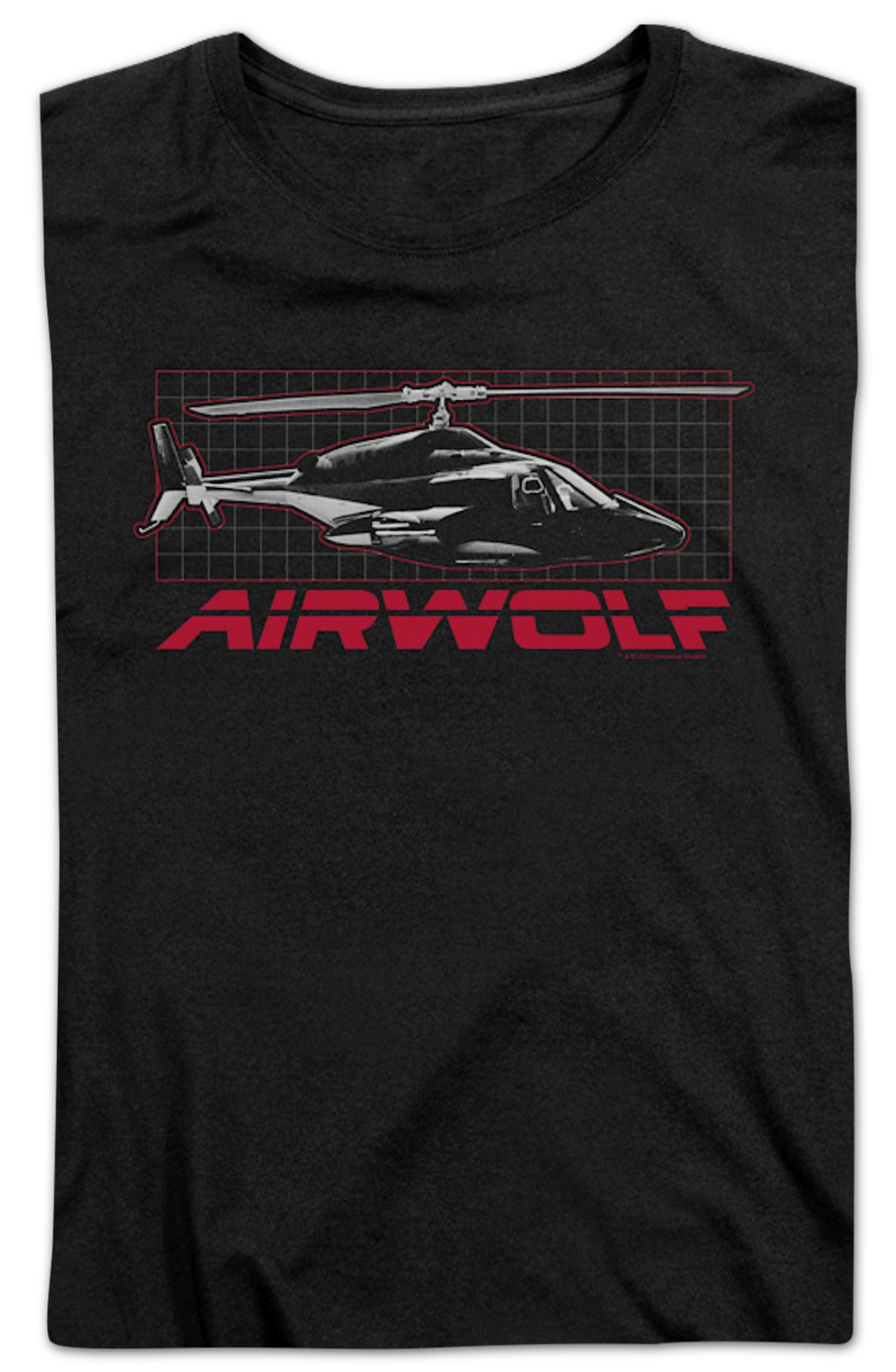 Womens Helicopter Airwolf Shirt product image 2