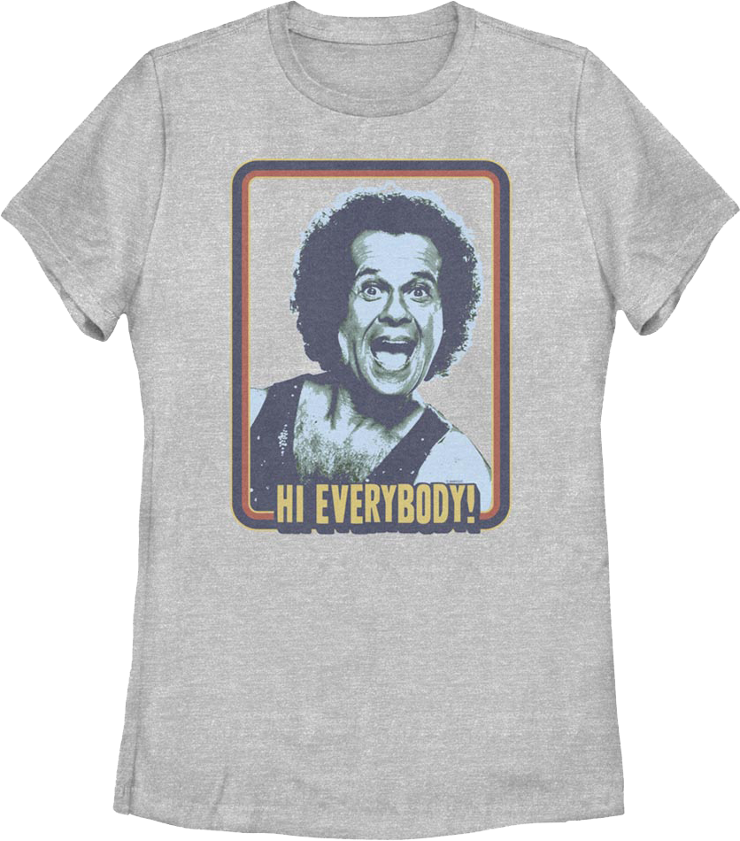 Womens Hi Everybody Richard Simmons Shirt product image 1