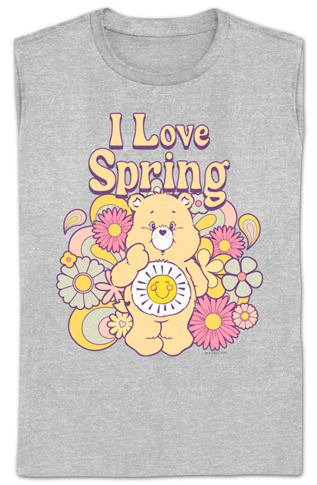 Womens I Love Spring Care Bears Shirt product image 2
