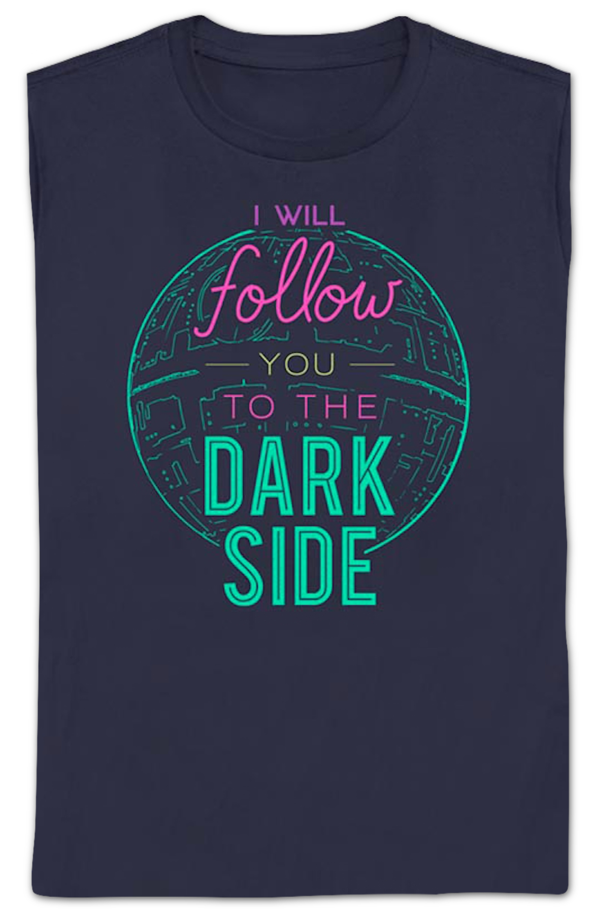 Womens I Will Follow You To The Dark Side Star Wars Shirt product image 2