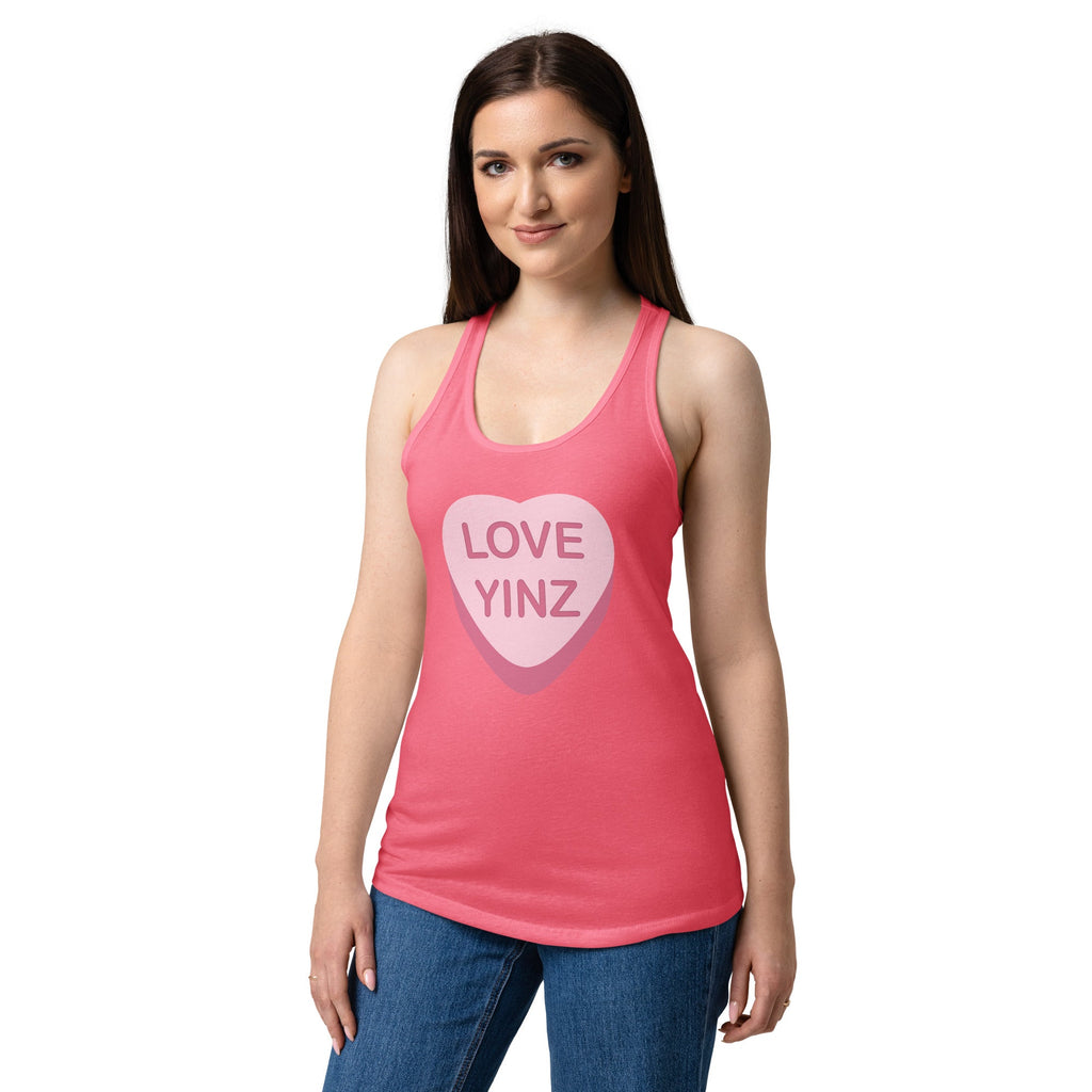 Love Yinz - Conversation Heart | Ladies Tank Top