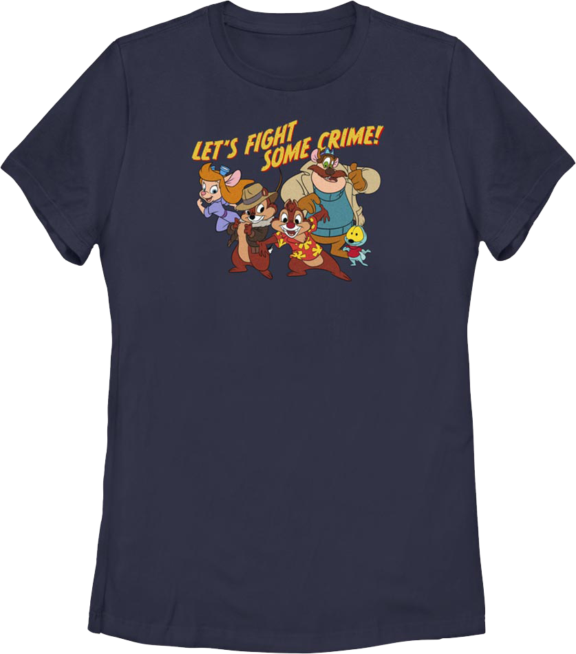 Womens Let's Fight Some Crime Chip 'n Dale Rescue Rangers product image 1