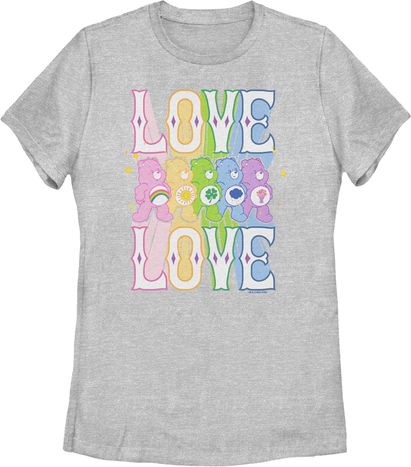 Womens Love Care Bears Shirt product image 1