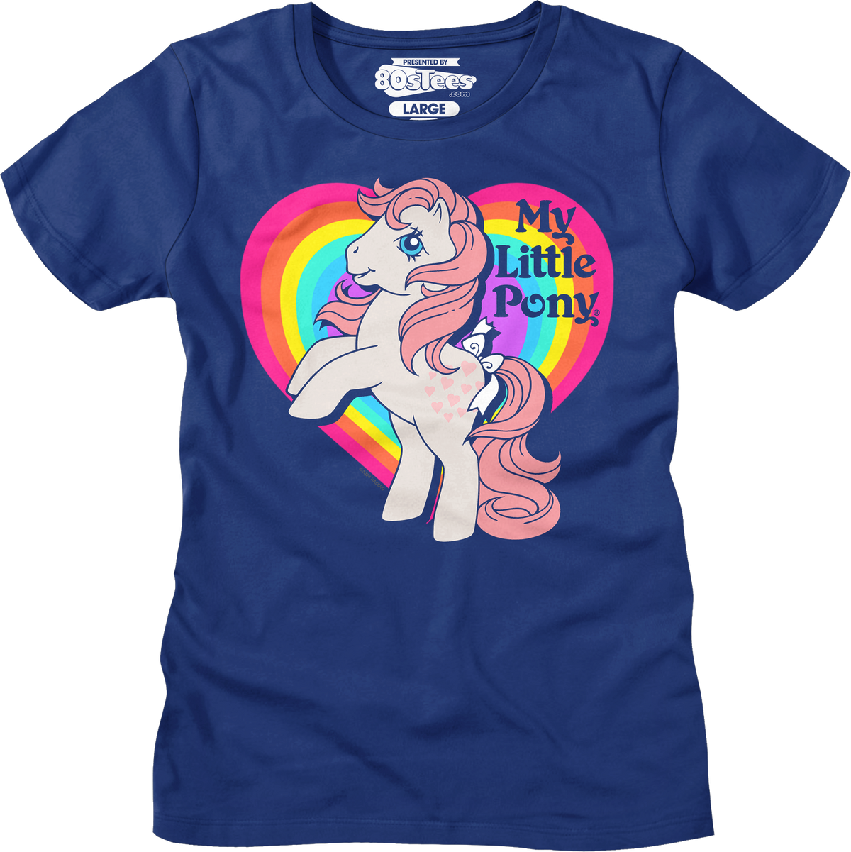 Womens Peachy Rainbow Heart My Little Pony Shirt product image 3