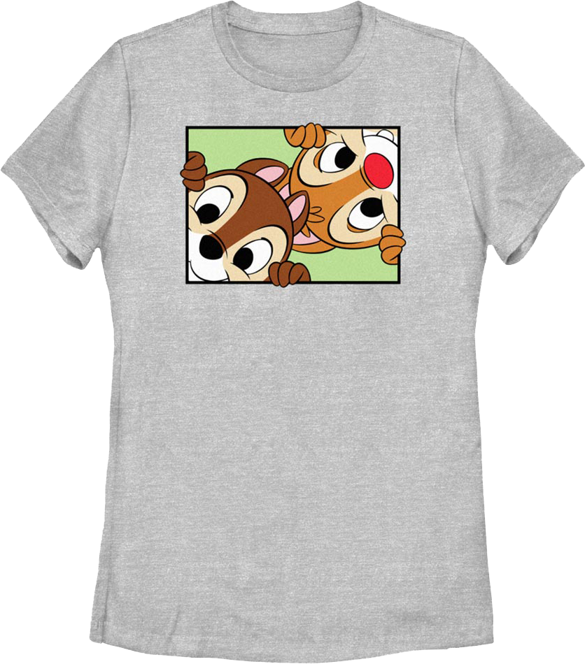 Womens Peek-a-Boo Chip 'n Dale Rescue Rangers Shirt product image 1