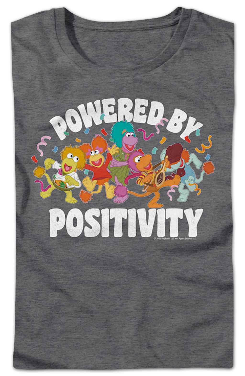 Womens Powered By Positivity Fraggle Rock Shirt product image 2