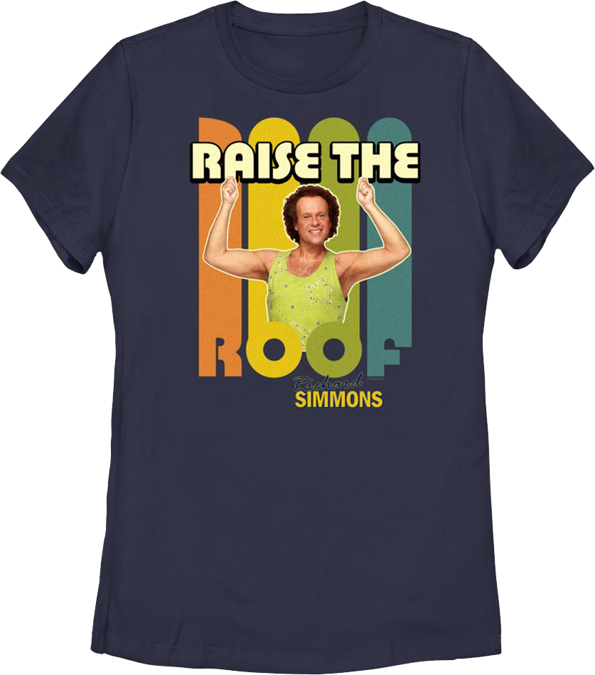 Womens Raise The Roof Richard Simmons Shirt product image 1