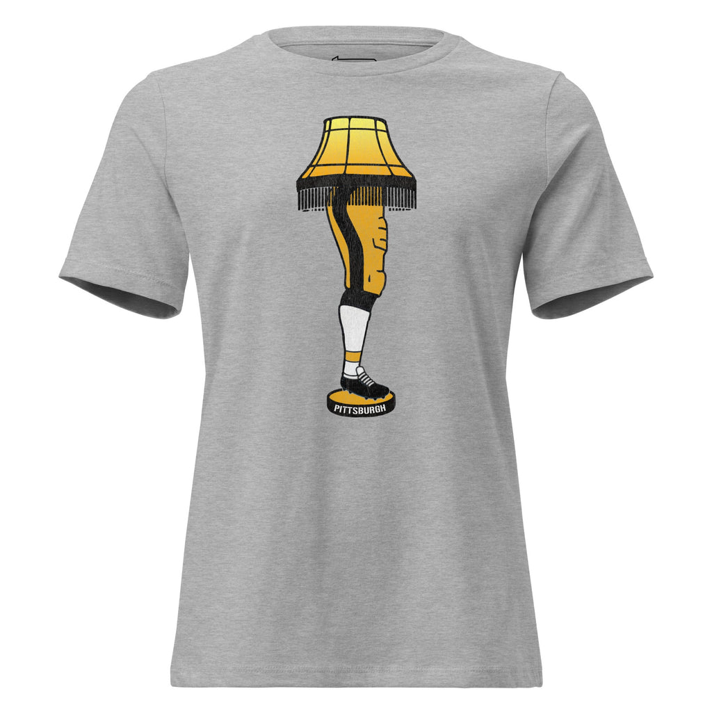 Pittsburgh Football Leg Lamp | Ladies Tee product image 1