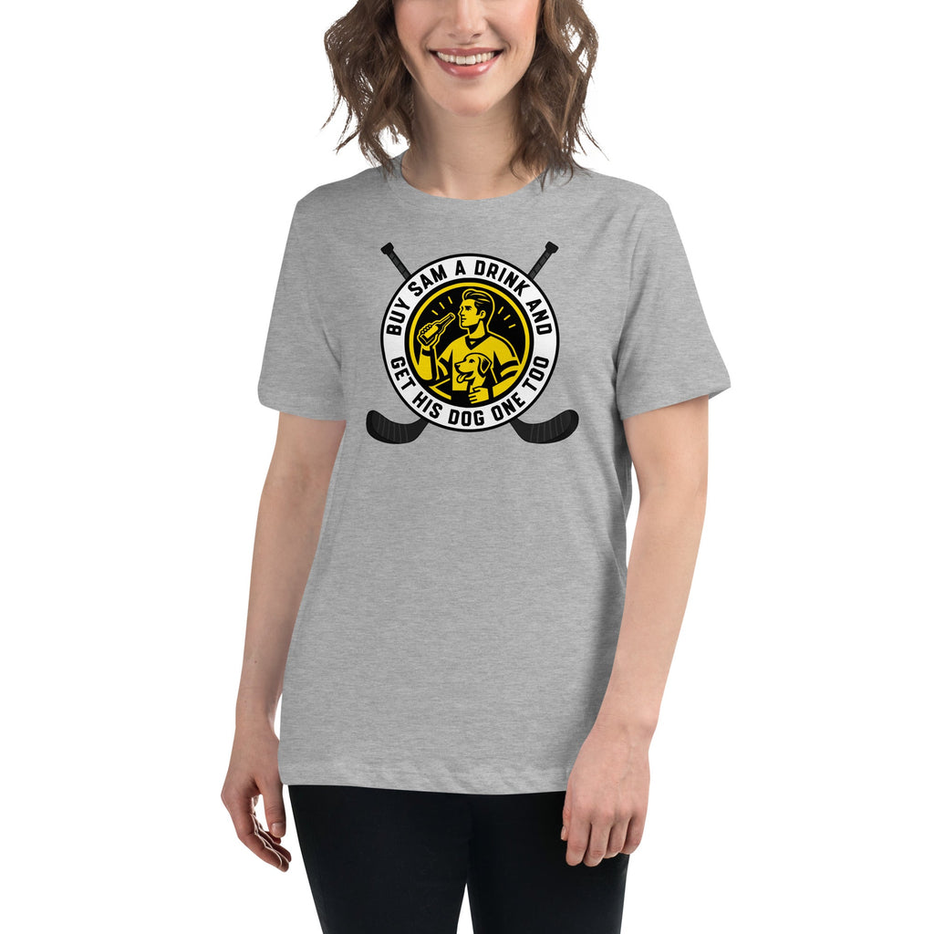Buy Sam a Drink and Get His Dog One Too | Ladies Tee product image 2