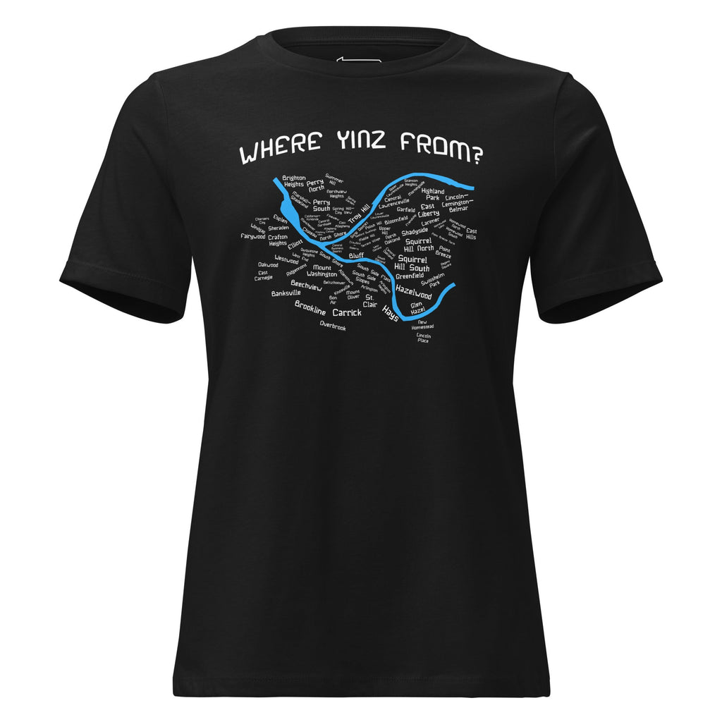 Where Yinz From? (Pittsburgh Neighborhoods) | Ladies Tee product image 6