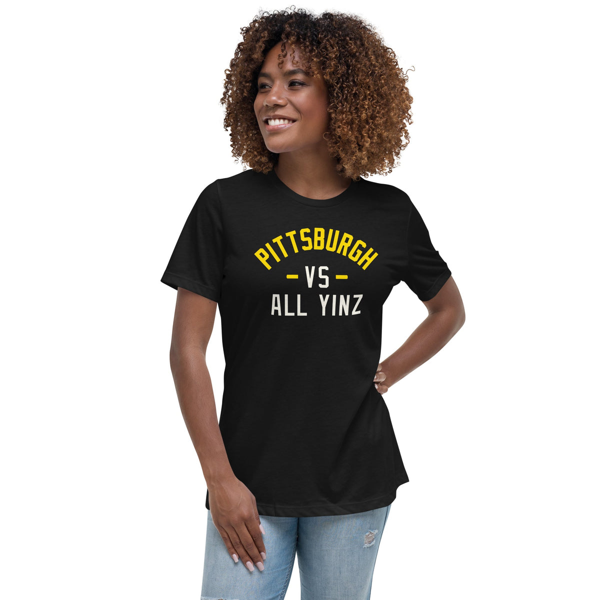 Pittsburgh Vs. All Yinz | Ladies Tee product image 2
