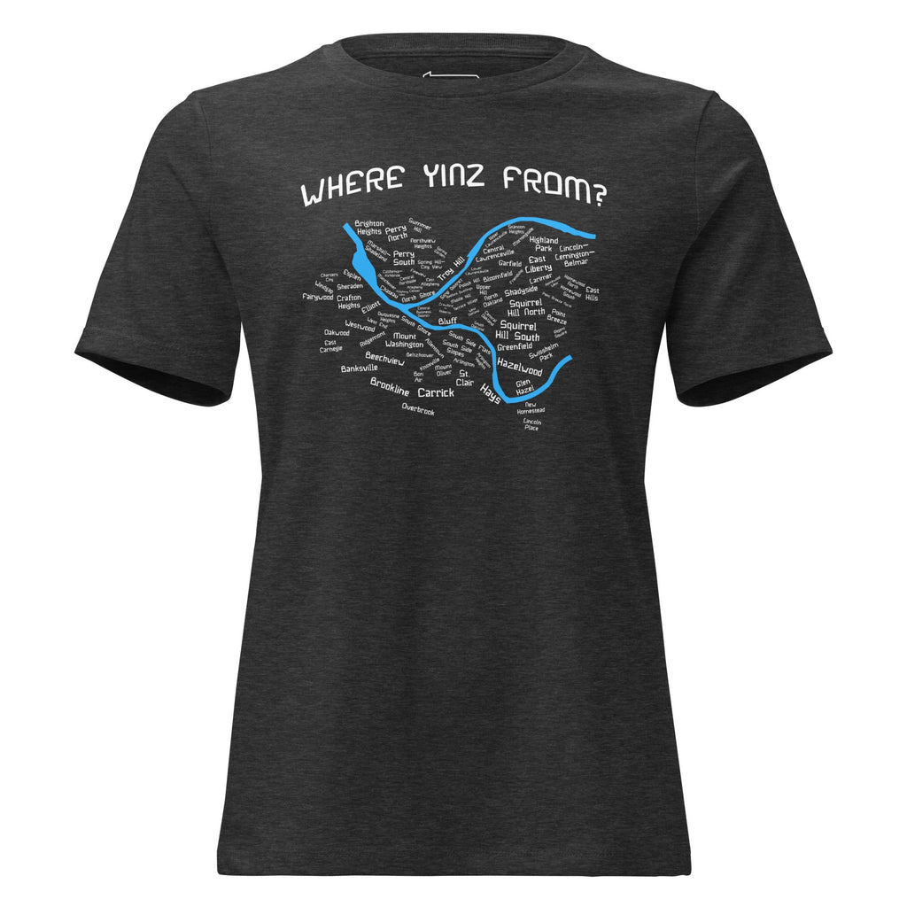 Where Yinz From? (Pittsburgh Neighborhoods) | Ladies Tee product image 7