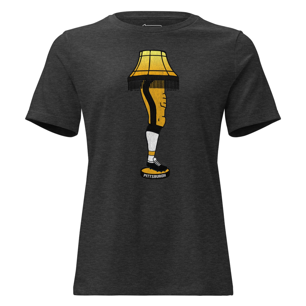 Pittsburgh Football Leg Lamp | Ladies Tee product image 4