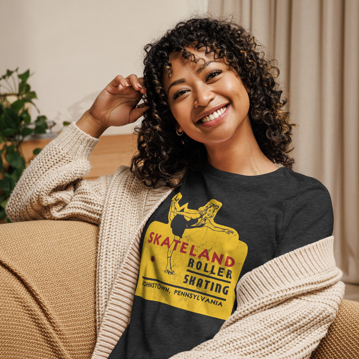 Skateland Roller Rink - Johnstown, PA | Ladies Tee product image 2