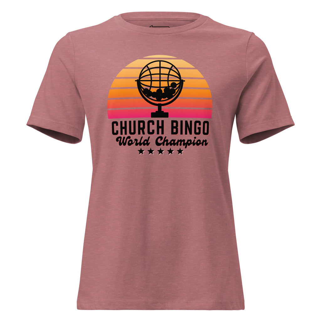 Church Bingo World Champion | Ladies Tee product image 2