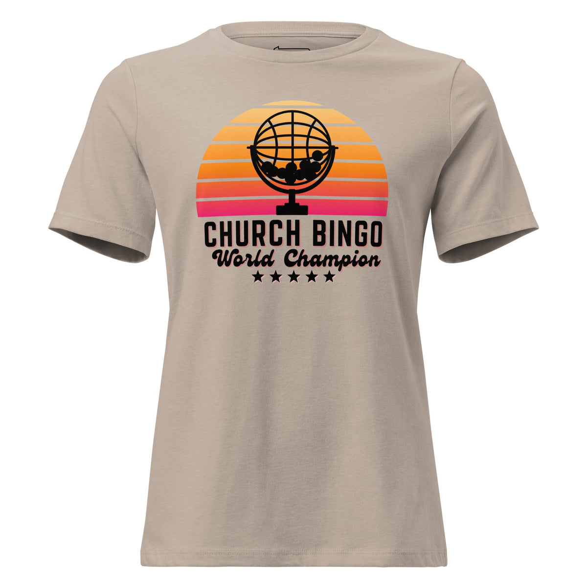 Church Bingo World Champion | Ladies Tee product image 5