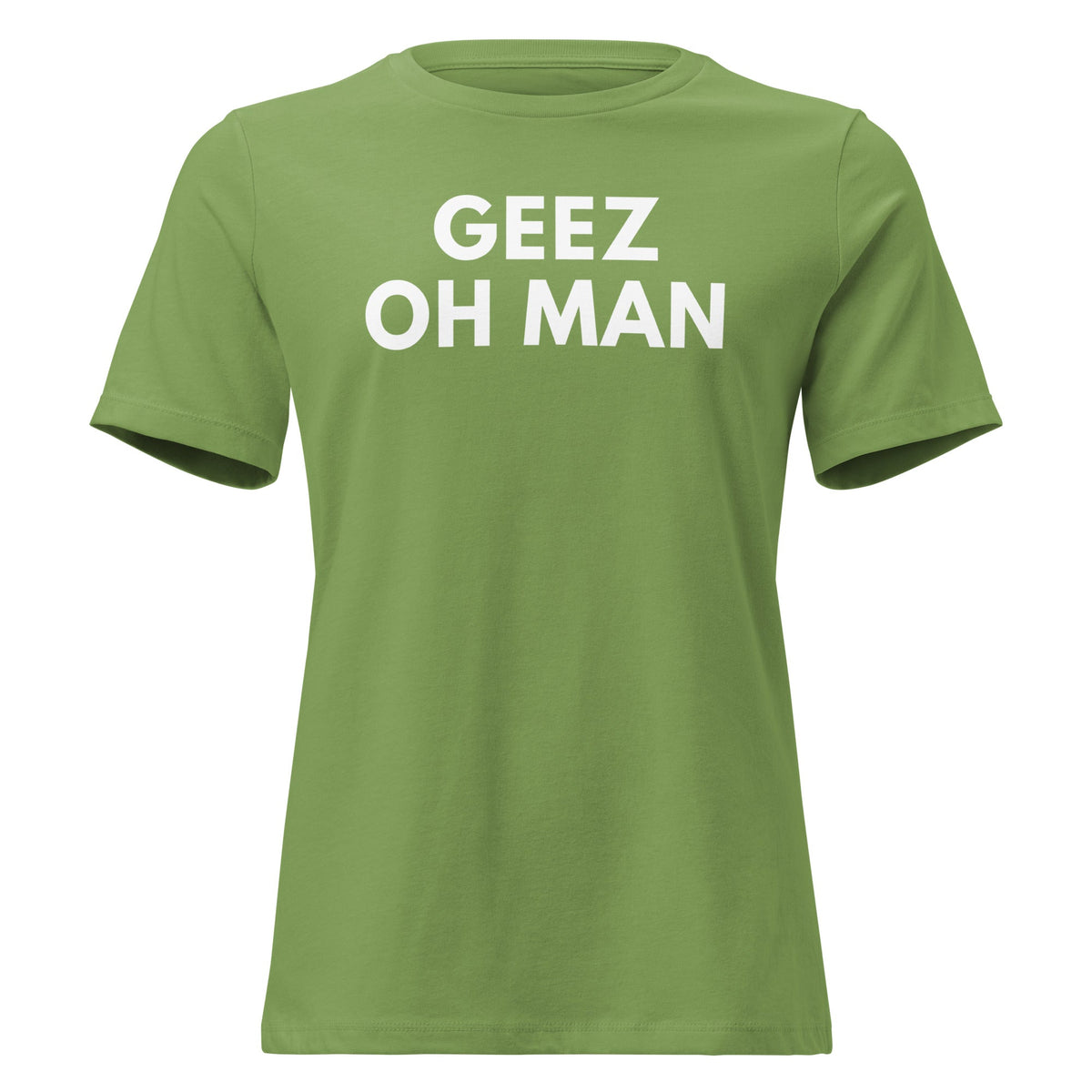 Geez Oh Man | Ladies Tee product image 3