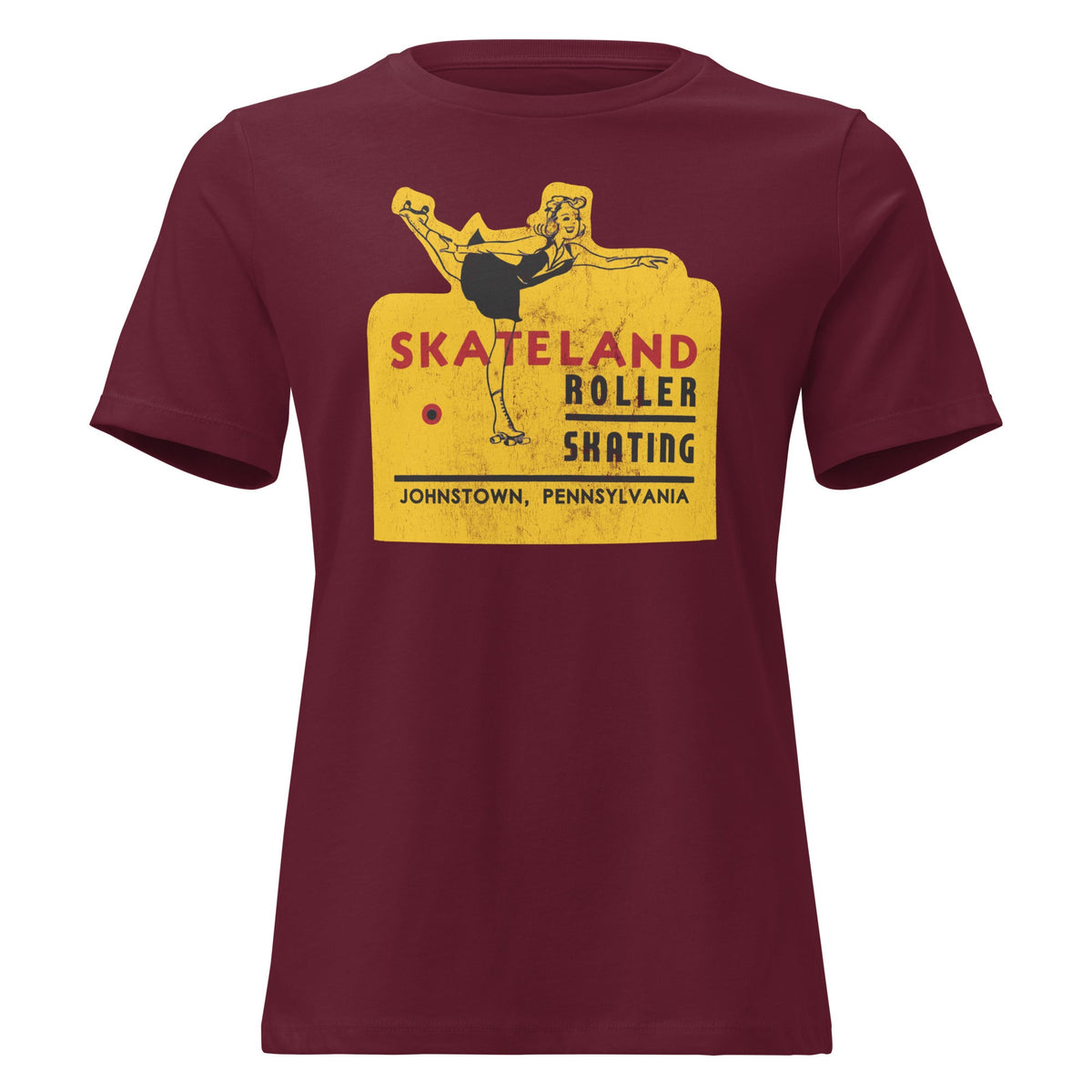 Skateland Roller Rink - Johnstown, PA | Ladies Tee product image 4