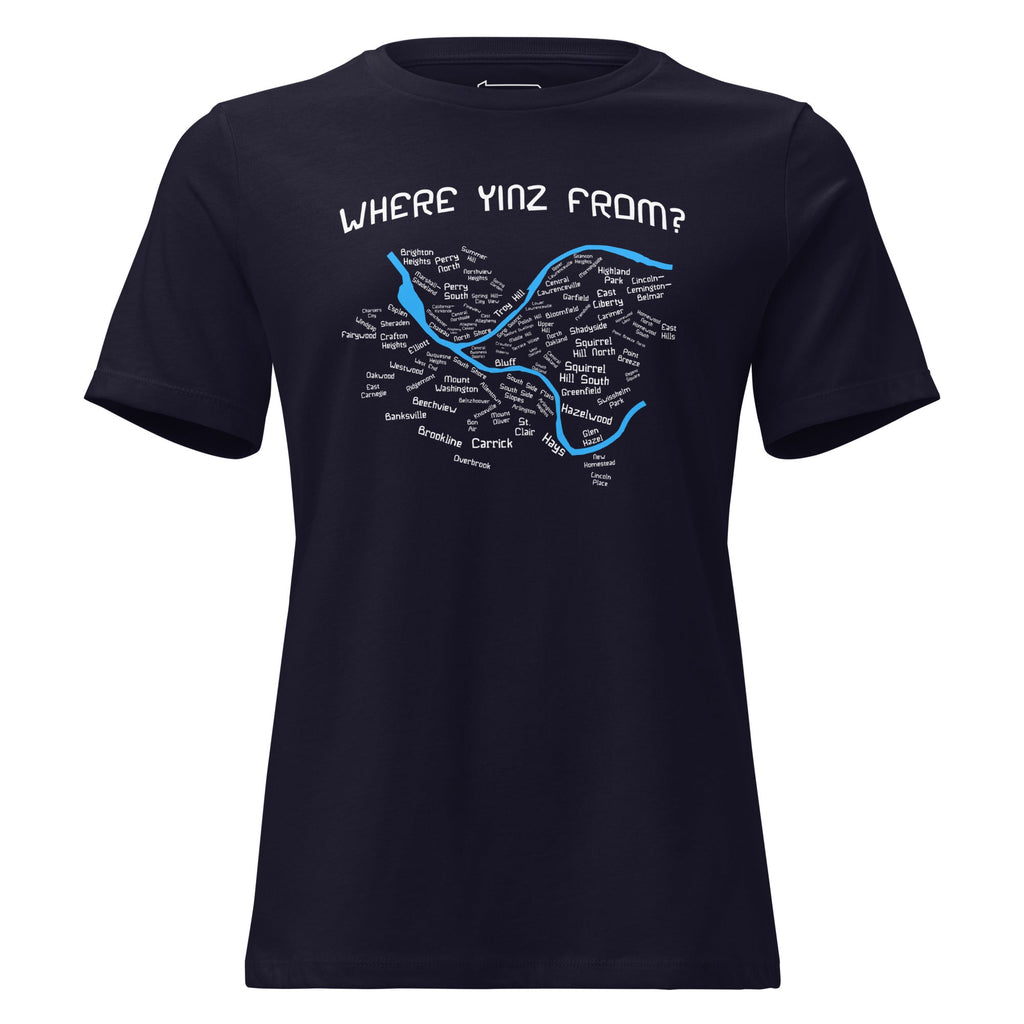 Where Yinz From? (Pittsburgh Neighborhoods) | Ladies Tee product image 8