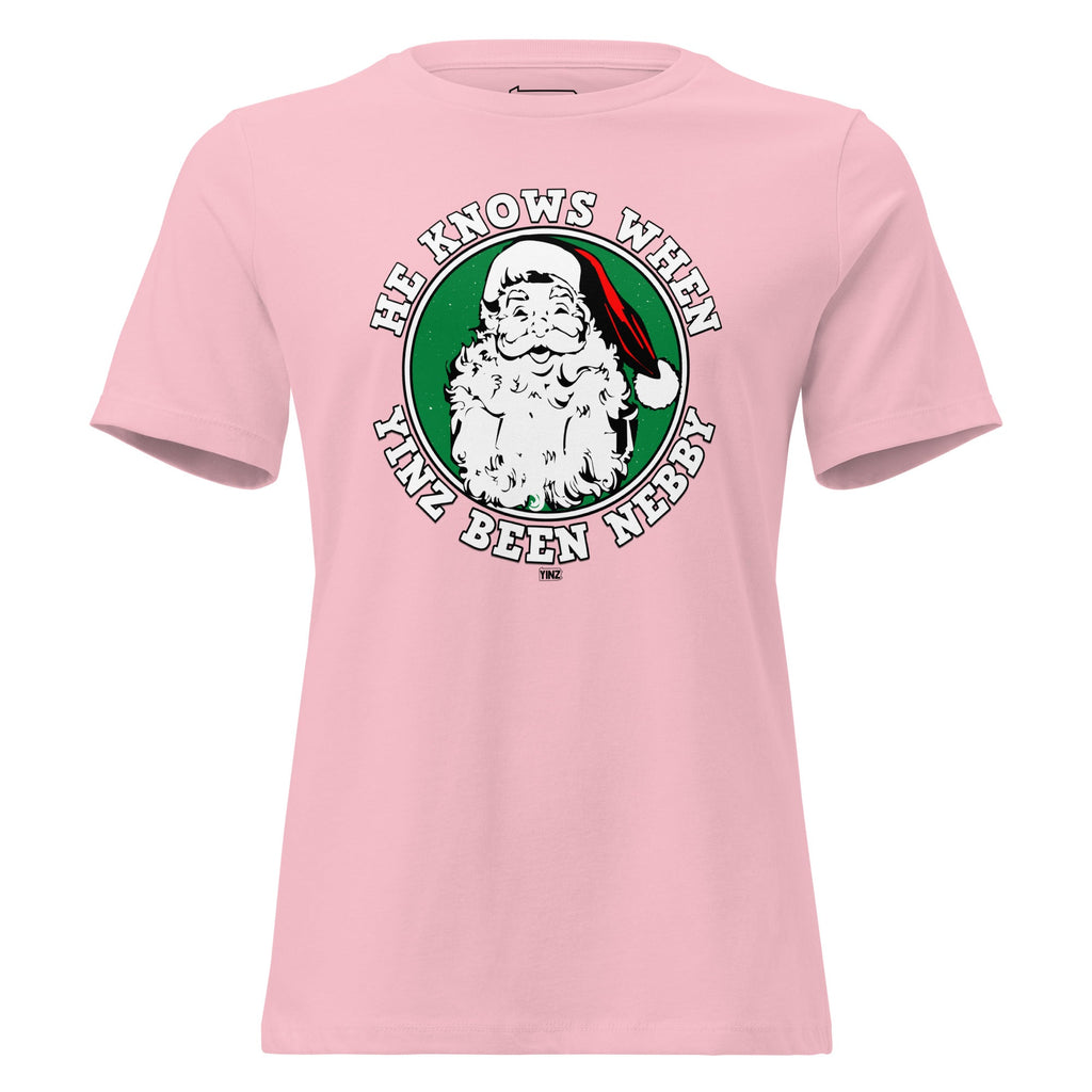 He Knows When Yinz Been Nebby | Ladies Tee product image 4