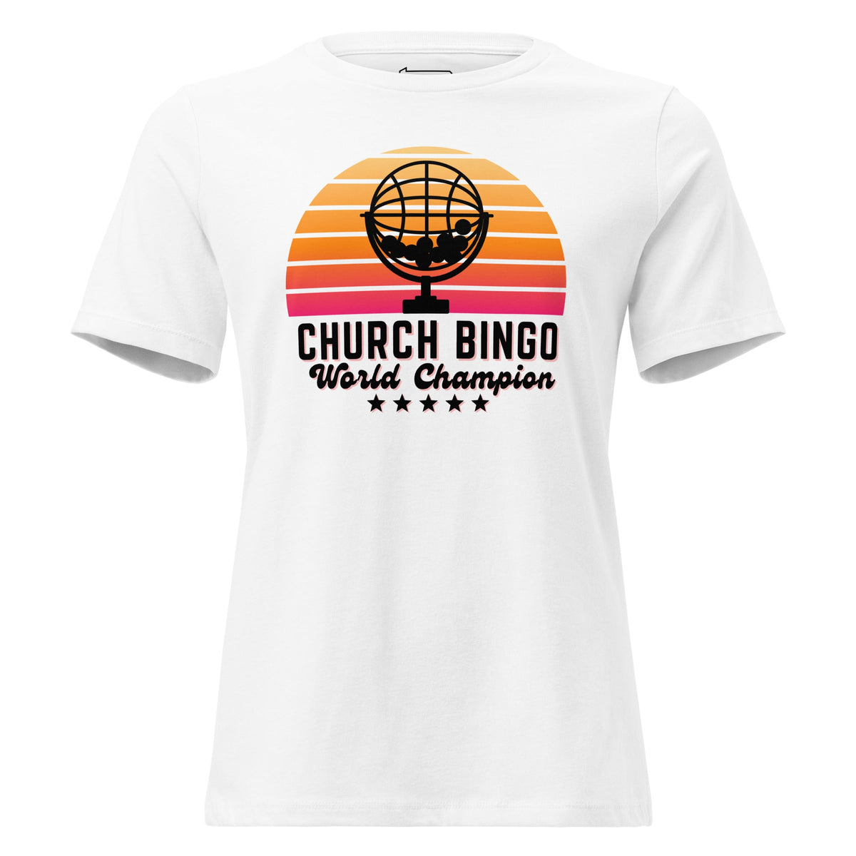 Church Bingo World Champion | Ladies Tee product image 4