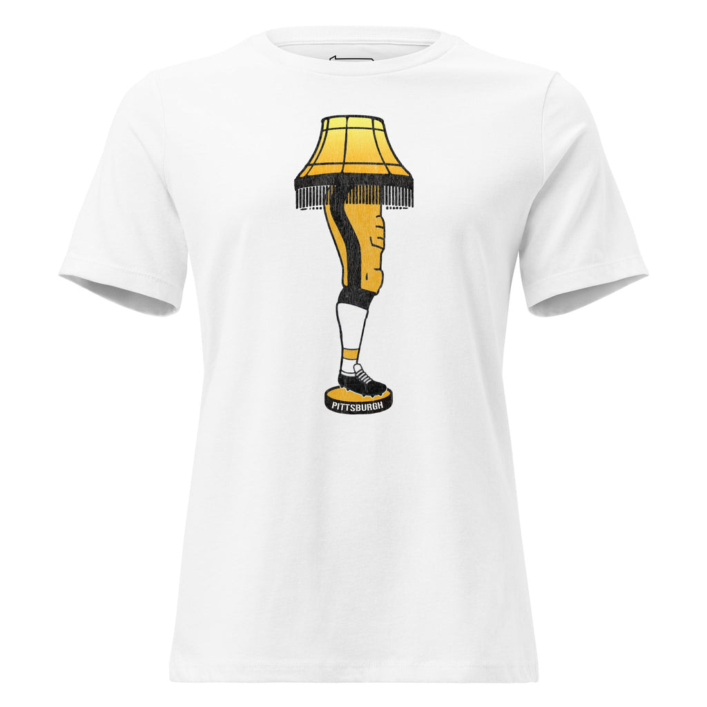 Pittsburgh Football Leg Lamp | Ladies Tee product image 2