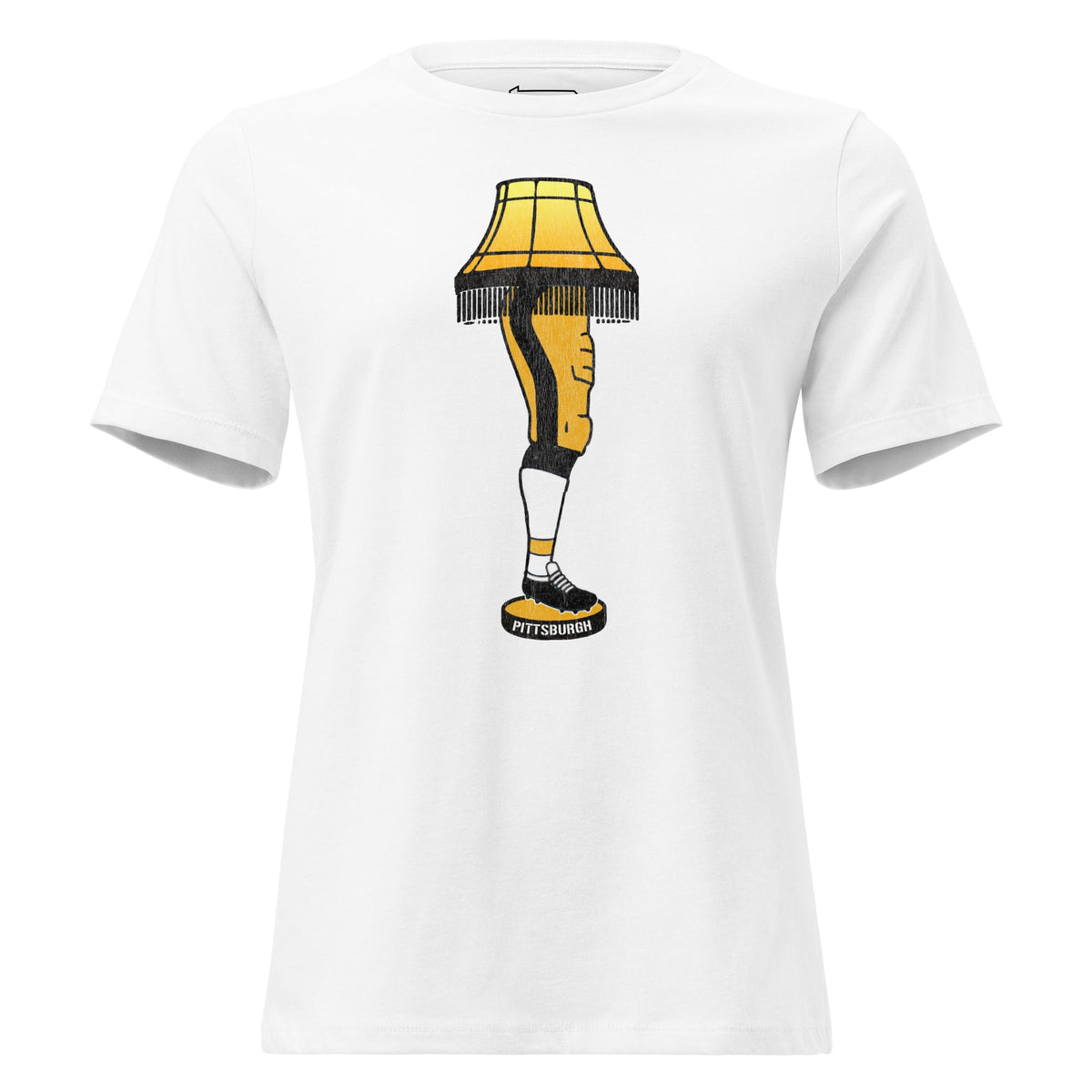 Pittsburgh Football Leg Lamp | Ladies Tee product image 2