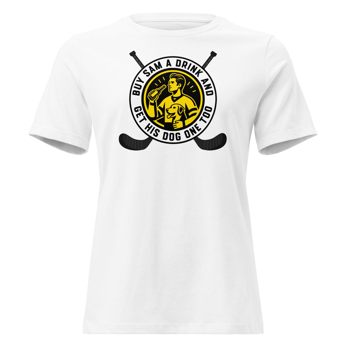 Buy Sam a Drink and Get His Dog One Too | Ladies Tee product image 1