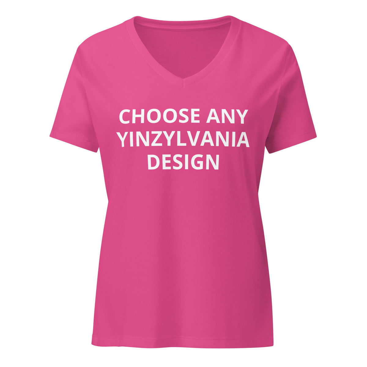 Choose Any Design | Ladies V-neck Tee product image 6