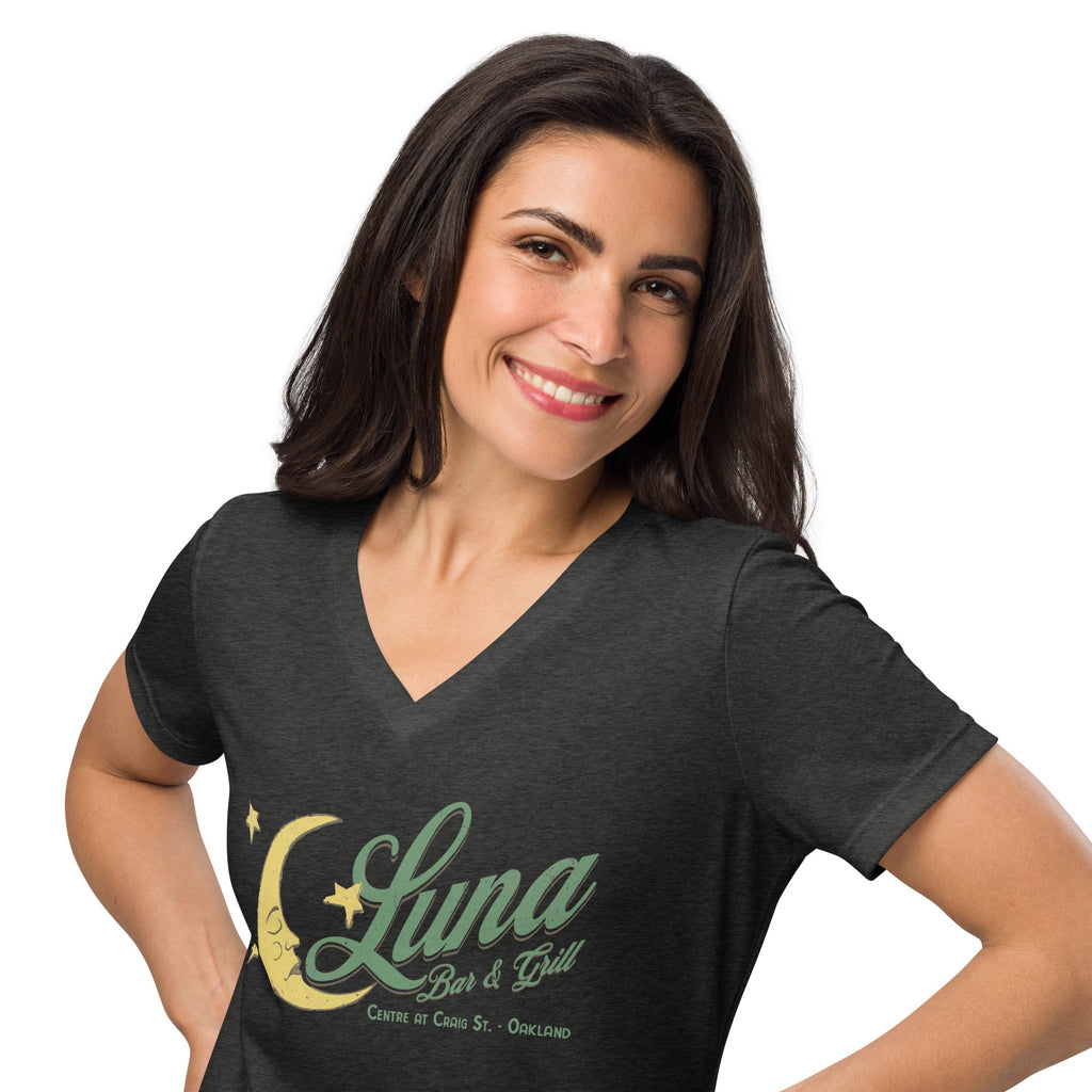 Luna Bar and Grill - Oakland, PA | Ladies V-neck Tee product image 2