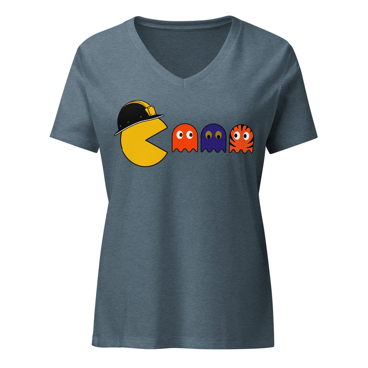 Steel Rivals Pac Man | Ladies V-Neck