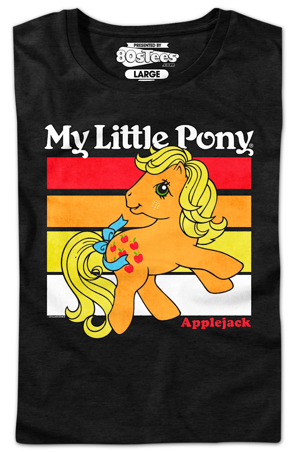 Womens Retro Applejack My Little Pony Shirt product image 2
