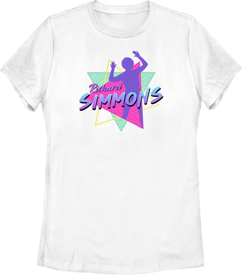 Womens Retro Silhouette Richard Simmons Shirt product image 1
