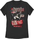 Womens Spreading The Disease Tour 1986 Anthrax Shirt product image 1