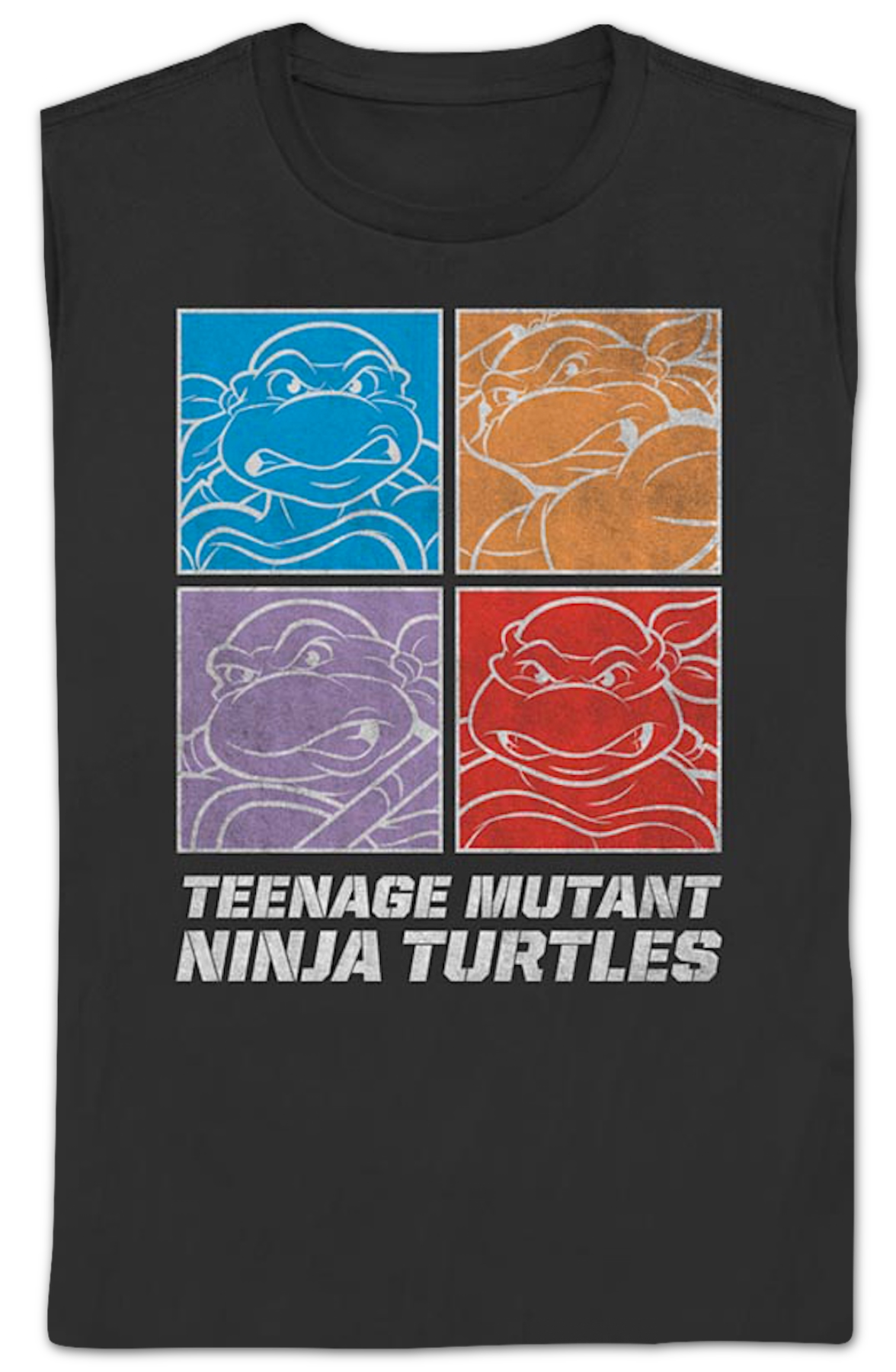 Womens Square Outlines Teenage Mutant Ninja Turtles Shirt product image 2