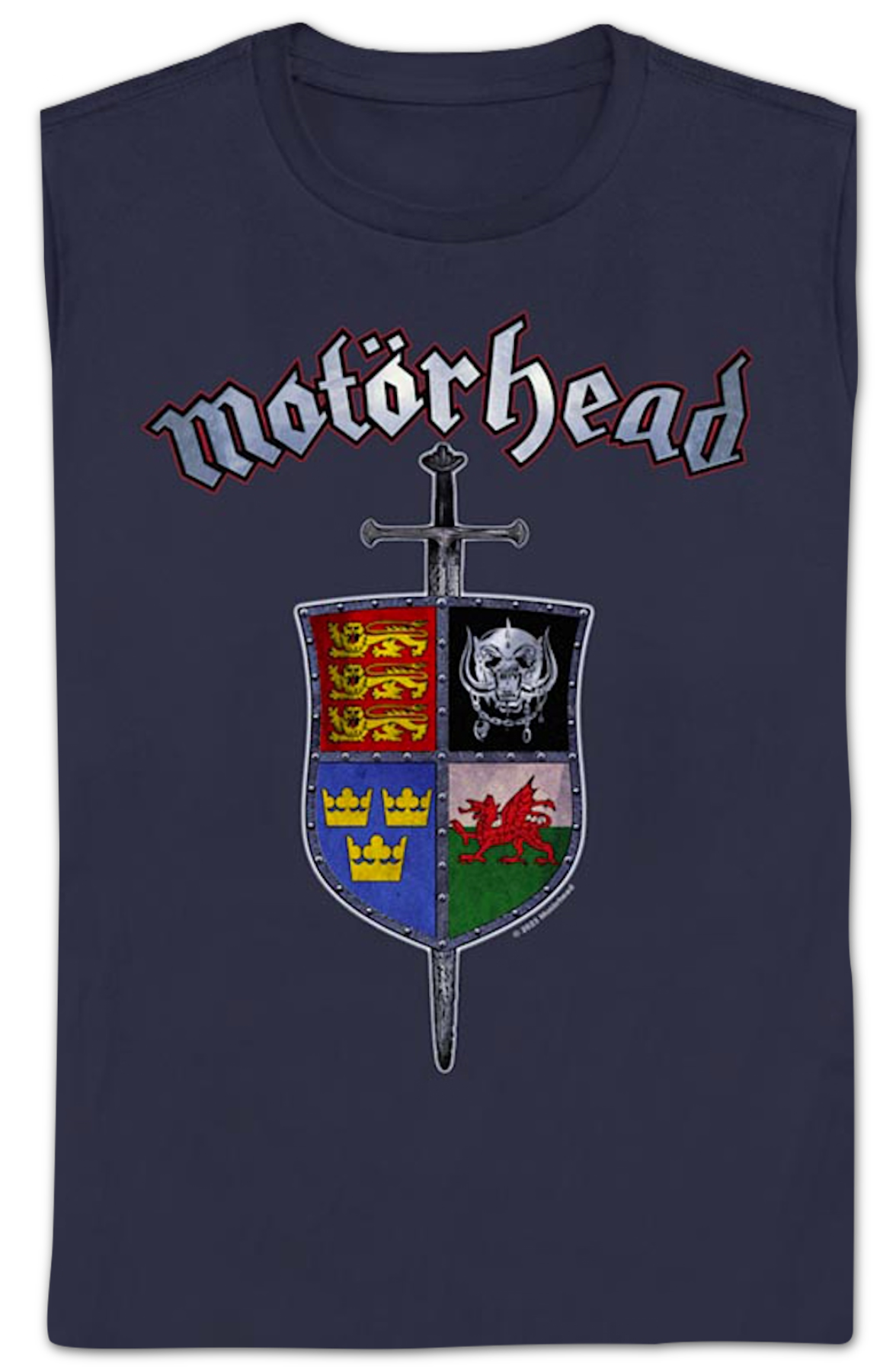 Womens Sword & Shield Crest Motorhead Shirt product image 2