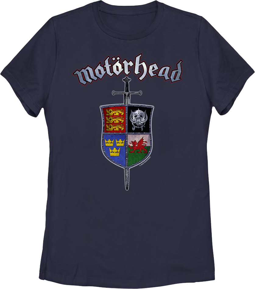 Womens Sword & Shield Crest Motorhead Shirt product image 1