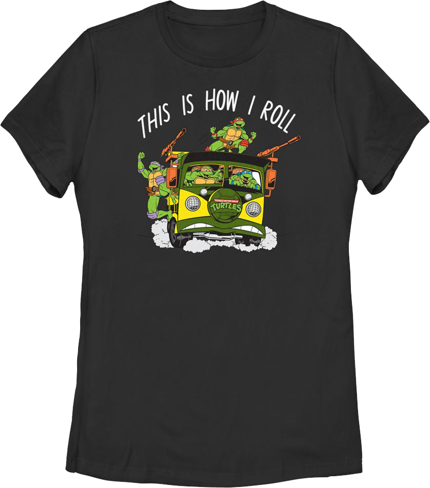 Womens This Is How I Roll Teenage Mutant Ninja Turtles Shirt product image 1