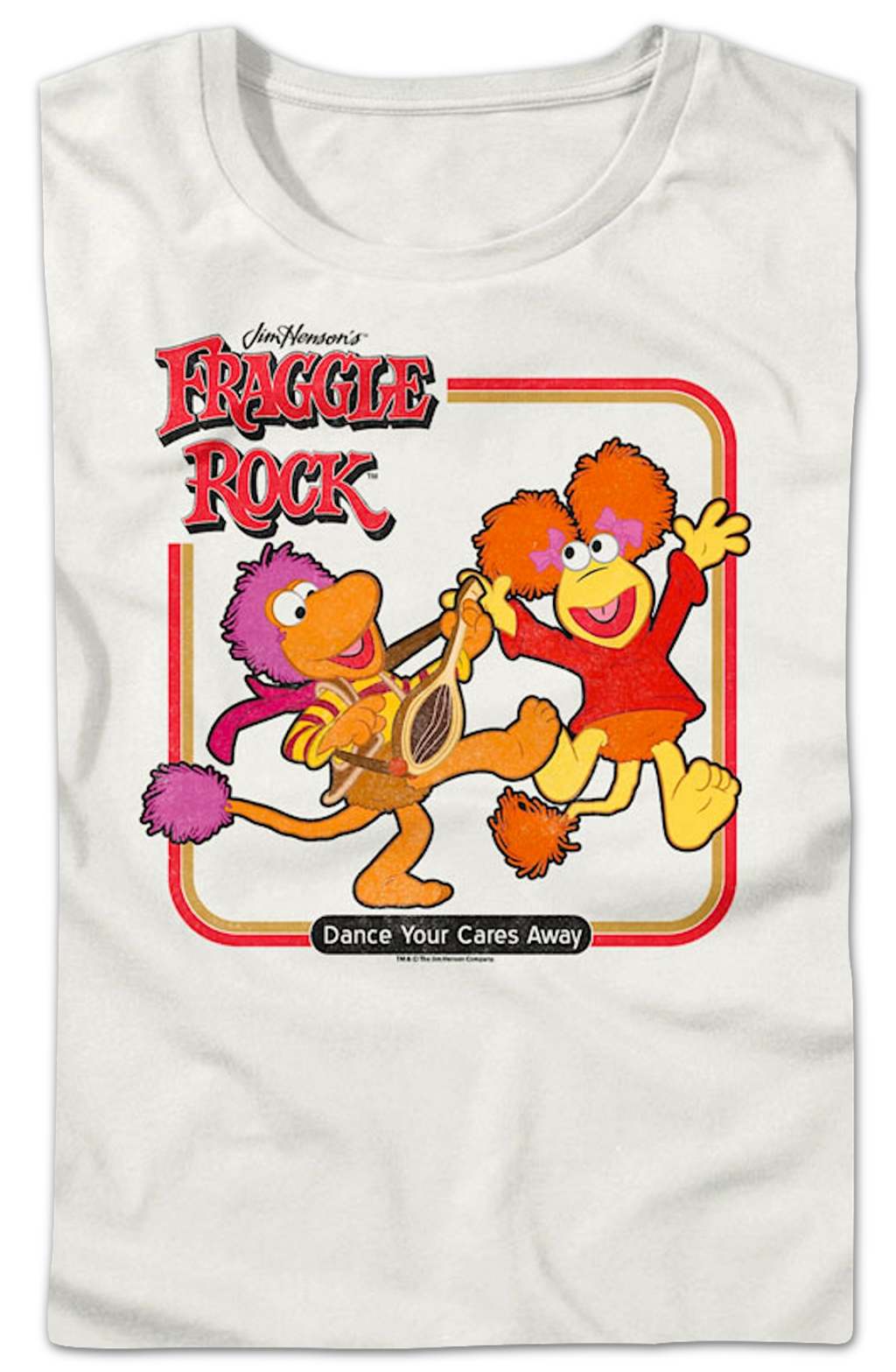 Womens Vintage Dance Your Cares Away Fraggle Rock Shirt product image 2