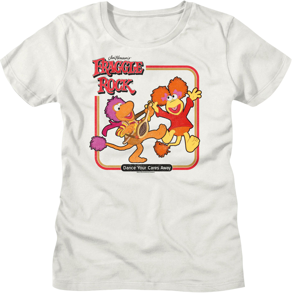 Womens Vintage Dance Your Cares Away Fraggle Rock Shirt product image 1