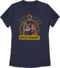 Womens Vintage Logo Chip 'n Dale Rescue Rangers Shirt product image 1