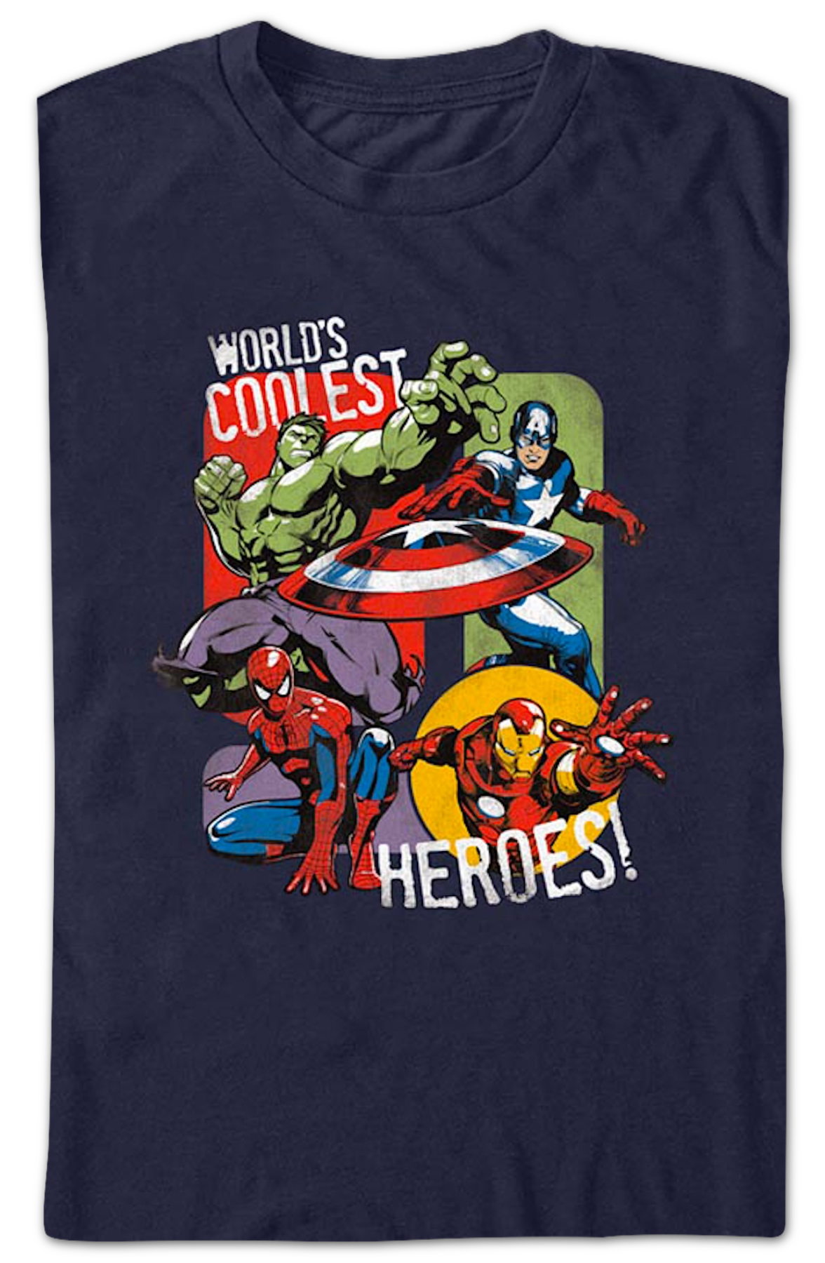 World's Coolest Heroes Marvel Comics T-Shirt product image 2