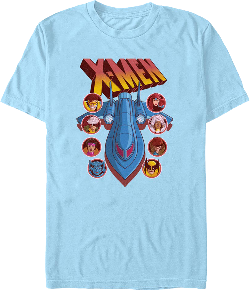 X-Men Blackbird Marvel Comics T-Shirt product image 1